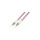 Logilink Glasfaser Patchkabel OM4 50/125Á LC-LC 10m pink