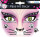 HERMA Face Art Sticker Pink Cat