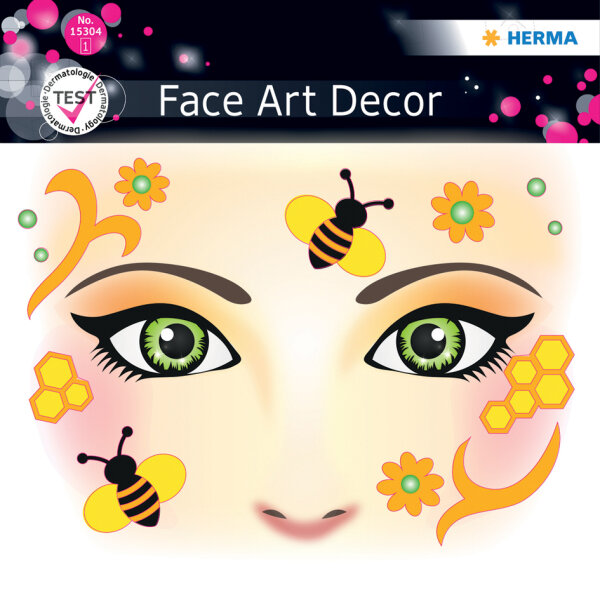 HERMA Face Art Sticker Honey Bee