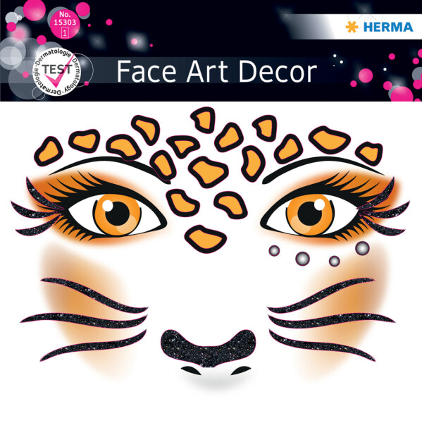 HERMA Face Art Sticker Leopard