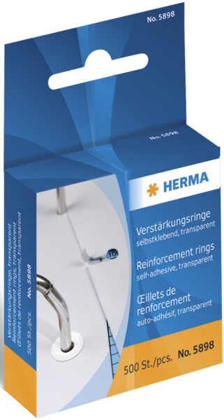 HERMA Verstärkungsringe 500x transparent