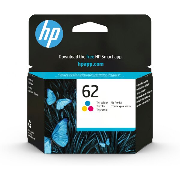 HP 62       Dreifarbig          Tintenpatrone