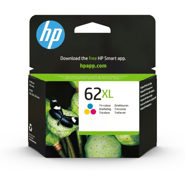 HP 62XL     Dreifarbig          Tintenpatrone 11,5ml