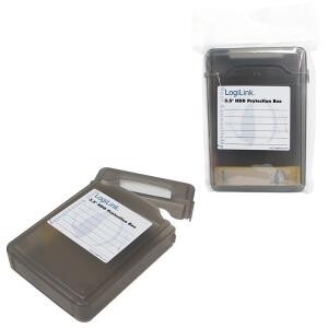 Logilink Festplatten Schutz-Box für 3,5" HDD´s, schwarz
