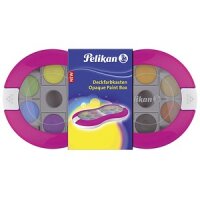 Pelikan Deckfarbkasten 735 SP/12 Space Magenta 12 Farb + DW
