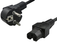 Logilink Warmgeräte Netzkabel Schukon.90° auf...