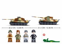 Sluban M38-B0980 - Army Battle of Budapest - Großer Deutsche Panzer 2in1