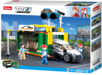 Sluban M38-B0759D - TOWN Autowaschanlage (323 Teile)