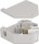 DELOCK Hutschienenadapter mit Keystone LC Duplex BU < Buchse