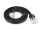 Logilink Flachpatchkabel RJ45 U/UTP Cat6 1.00m schwarz
