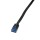 Logilink Flachpatchkabel RJ45 U/UTP Cat6 5.00m schwarz