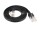 Logilink Flachpatchkabel RJ45 U/UTP Cat6 10.00m schwarz
