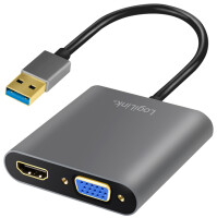 Logilink Adapter USB 3.0 Combo > VGA / HDMI