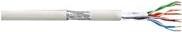 Logilink Netzwerk Verlegekabel S/FTP Cat6, PVC, weiß, 100m