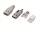 Logilink USB-Stecker Typ-A Lötversion, Set aus 4 Teilen