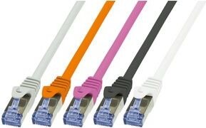 Logilink Patchkabel mit Cat7-Rohk. Primel. S/FTP schw 7,50m