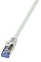 Logilink Patchkabel mit Cat7-Rohk. Primel. S/FTP grau 0,50m