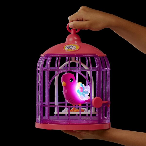 Little Live Pets – Lil‘ Bird - Vogelkäfig: Tiara Twinkles