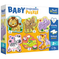 Zootiere - Primo Baby Puzzle 6in1