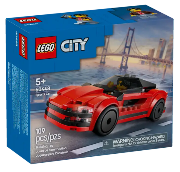 LEGO® City Fahrzeuge 60448 - Roter Sportwagen (109 Teile)