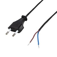 Logilink Netzkabel Euro Stecker off.Kabelende 1.5m,schwarz