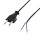 Logilink Netzkabel Euro Stecker off.Kabelende 1.5m,schwarz