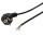 Logilink Netzkabel CEE7/7 Stecker90° Kabelende 1,5m schwarz