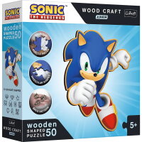 Sonic - Holz Form Puzzle 50 Teile