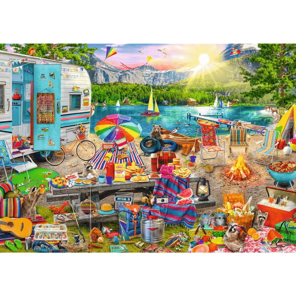 Wohnmobil-Trip - Hidden Shapes Puzzle 1003 Teile