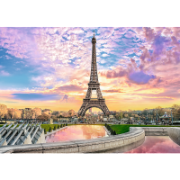Romantic Sunset: Eiffel Turm, Paris, Frankreich - UFT...