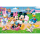 Disney Mickey + Minnie Mouse - Primo Super Maxi Puzzle 24 Teile und Malvorlage