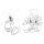 Disney Mickey + Minnie Mouse - Primo Super Maxi Puzzle 24 Teile und Malvorlage