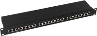 Logilink Patchpanel 19" Einbau Kat.6 STP 24 Port,...