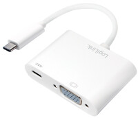 Logilink Adapter USB 3.1 Typ C > VGA,Displayport 1.2