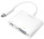 Logilink Adapter USB 3.1 Typ C > VGA,Displayport 1.2