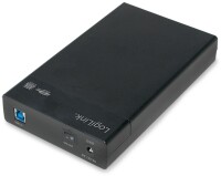 Logilink USB 3.0 3,5" Extern. screwless, schwarz