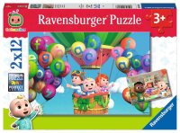 Cocomelon - Lernen und Spielen - Puzzle 2 x 12 Teile
