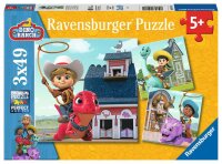 Dino Ranch Jon, Min, Miguel - Puzzle 3 x 49 Teile