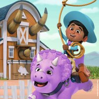 Dino Ranch Jon, Min, Miguel - Puzzle 3 x 49 Teile