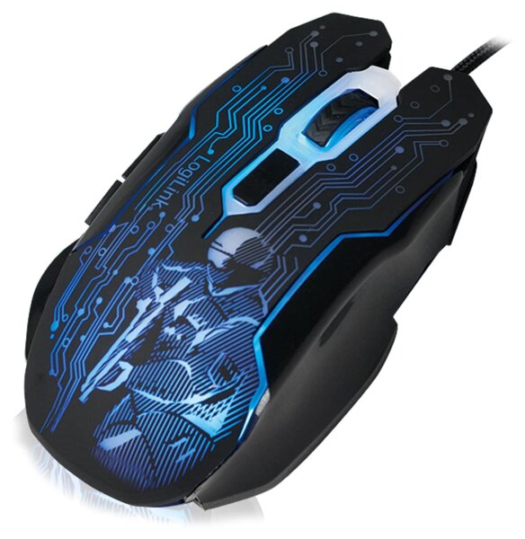 Logilink Gaming Maus, USB, 6-button, 2400dpi