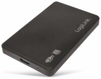 Logilink Geh. 6.3cm (2,5") USB 3.0/SATA  Black...