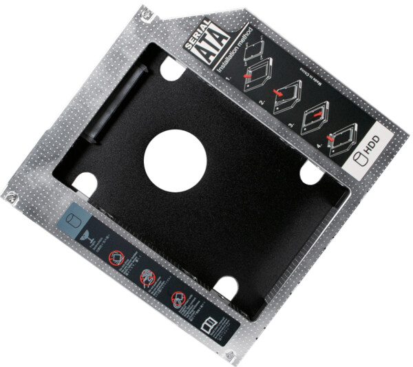 Logilink Festplatten Caddy Rahmen Adapter 9,5mm SATA HDD