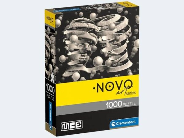 Clementoni 39752 - 1000 Teile Puzzle Novo Art Collection Compact - Escher - Bond of Union
