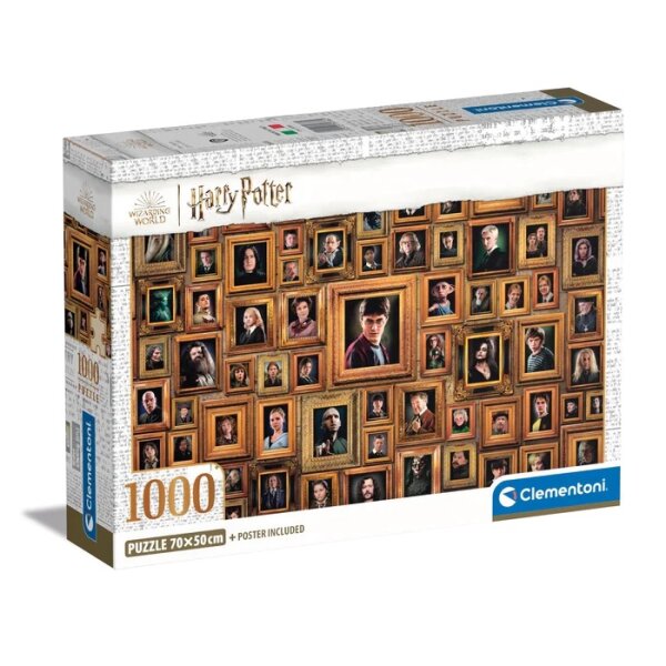 Clementoni 39786 - 1000 Teile Puzzle - Impossible Harry Potter Compact - Harry Potter
