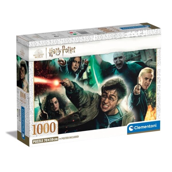 Clementoni 39788 - 1000 Teile Puzzle - Harry Potter Compact - Harry Potter