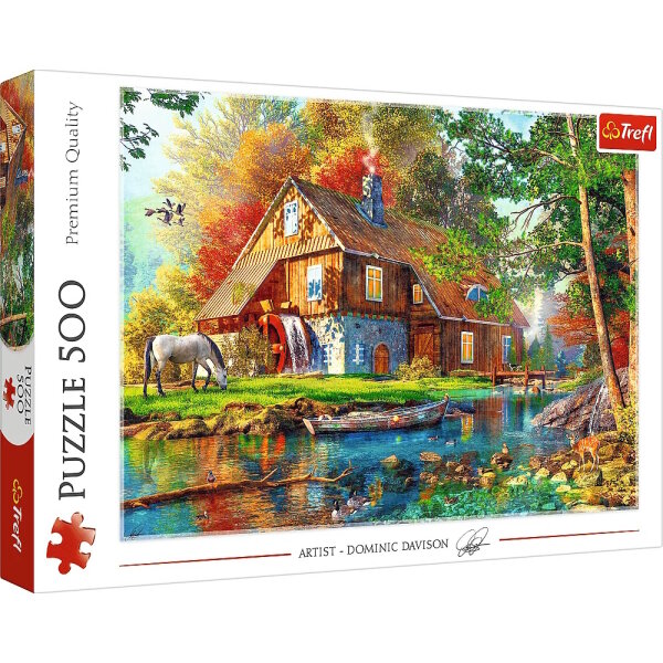 Ferienhaus am Fluss - Puzzle 500 Teile