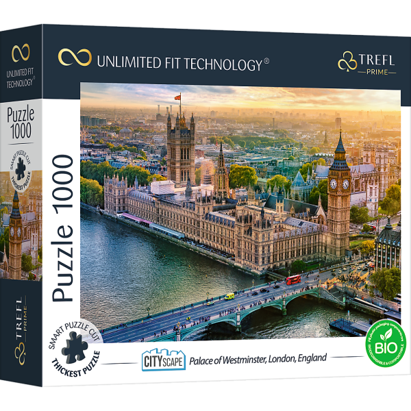 Cityscape: Westminsterpalast, London, England - UFT Puzzle 1000 Teile