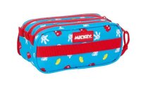 Mickey Mouse - Mäppchen mit 3 Fächern - 21 cm
