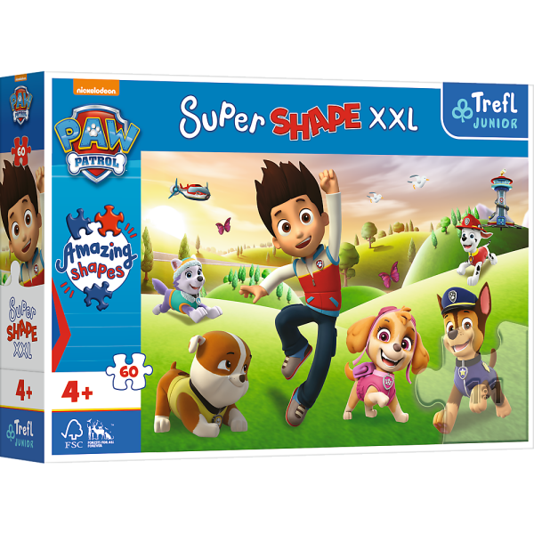 Paw Patrol - Junior Super Shape XXL Puzzle 60 Teile