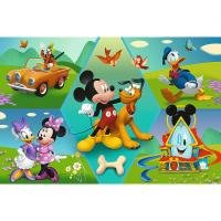 Mickey Mouse - Junior Super Shape XXL Puzzle 60 Teile
